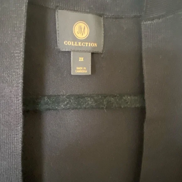 JM Collection Black Cardigan - Picture 3 of 5